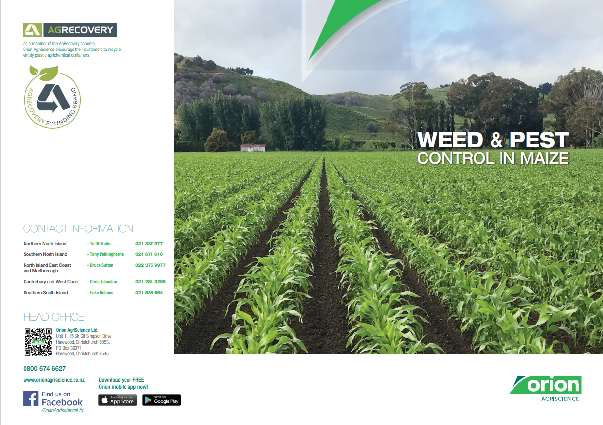 WEED & PEST CONTROL IN MAIZE